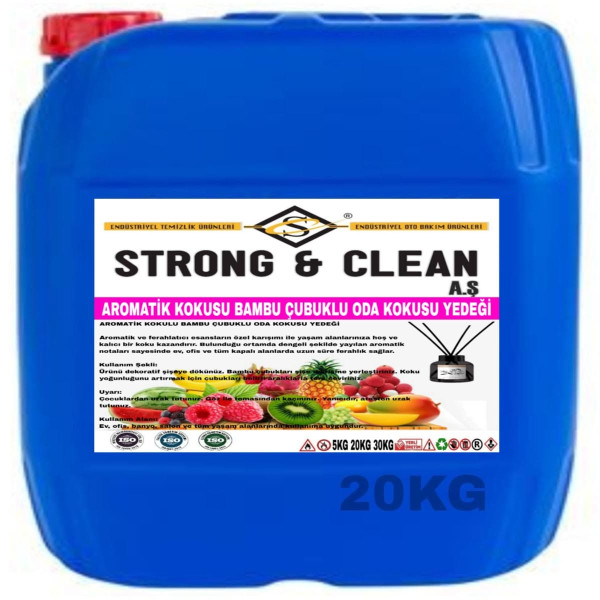 AROMATİK KOKUSU BAMBU ÇUBUKLU ODA KOKUSU YEDEĞİ 20KG