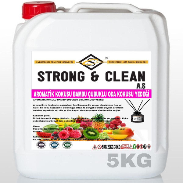 AROMATİK KOKUSU BAMBU ÇUBUKLU ODA KOKUSU YEDEĞİ 5KG
