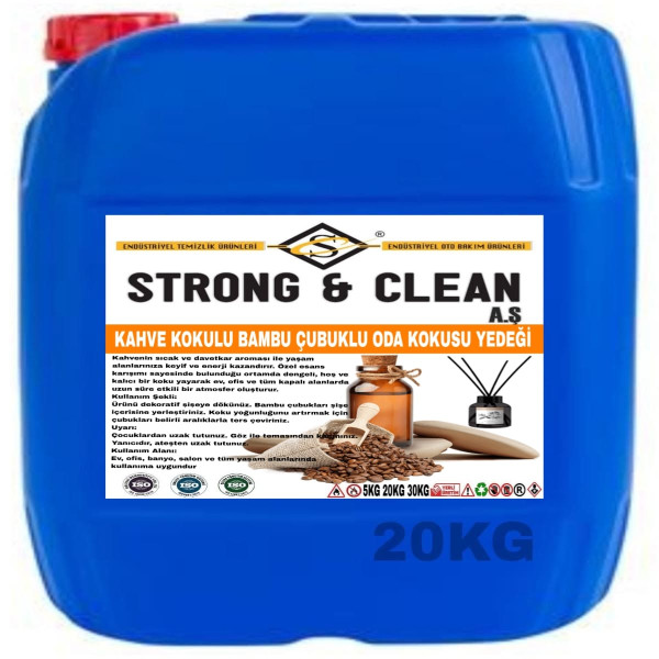 KAHVE KOKULU BAMBU ÇUBUKLU ODA KOKUSU YEDEĞİ 5KG