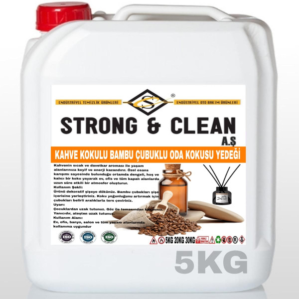 KAHVE KOKULU BAMBU ÇUBUKLU ODA KOKUSU YEDEĞİ 5KG