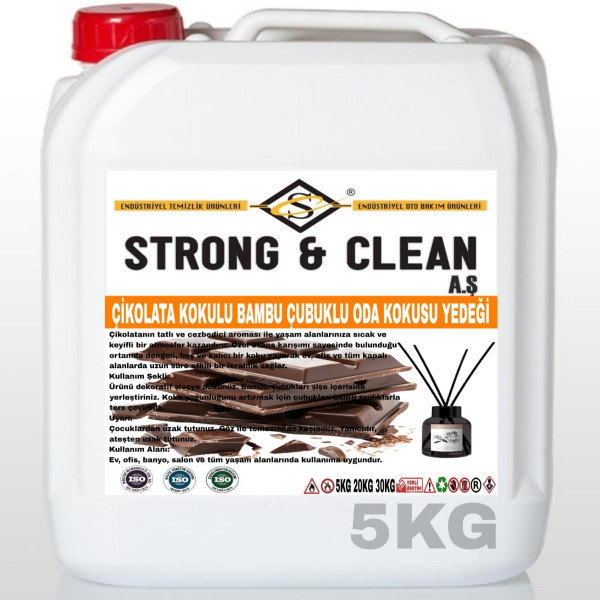 ÇİKOLATA KOKULU BAMBU ÇUBUKLU ODA KOKUSU YEDEĞİ 5KG