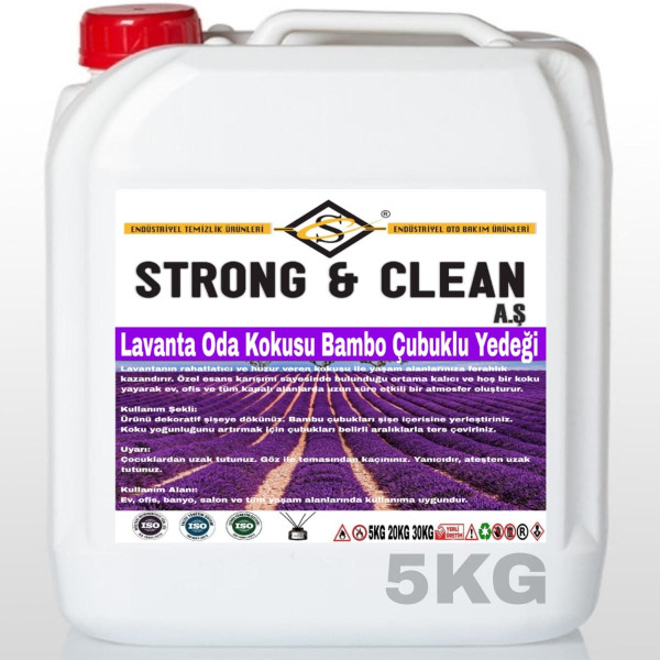 LAVANTA KOKUSU BAMBU ÇUBUKLU ODA KOKUSU YEDEĞİ 5KG