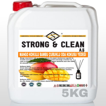MANGO KOKUSU BAMBU ÇUBUKLU ODA KOKUSU YEDEĞİ 5KG