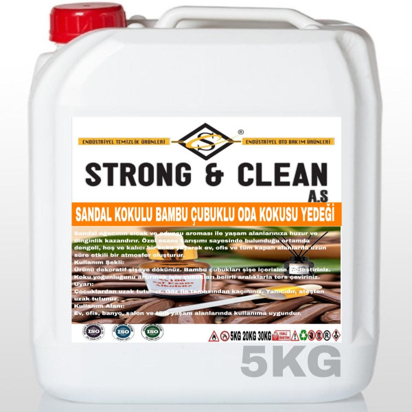 SANDAL KOKULU BAMBU ÇUBUKLU ODA KOKUSU YEDEĞİ 5KG
