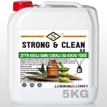 ZEYTİN KOKULU BAMBU ÇUBUKLU ODA KOKUSU YEDEĞİ 5KG