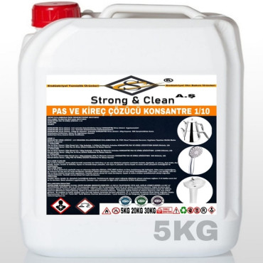 Konsantre Pas Ve Kireç Çözücü 5kg 1-10