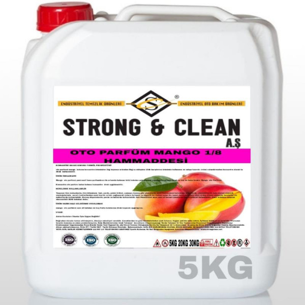 Oto Parfüm Mango Kokulu 5kg Hammaddesi 1/8
