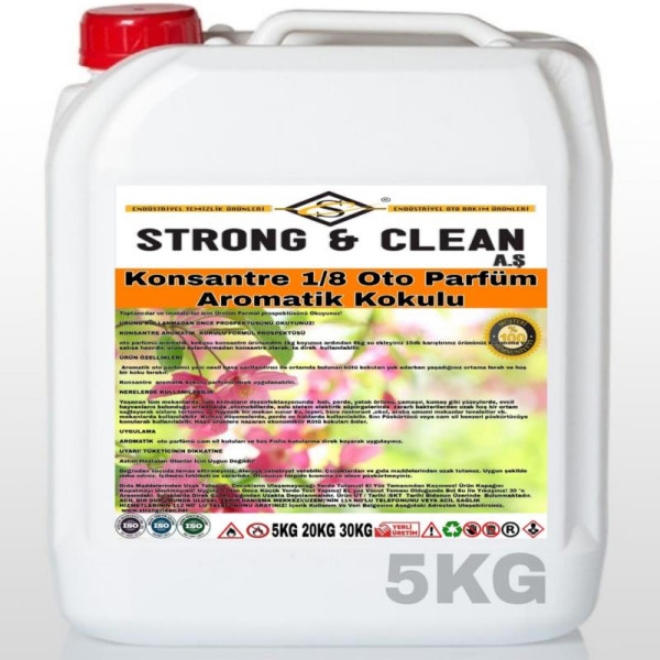  Oto Parfüm Bahar Kokulu 5kg Konsantre 1-8 