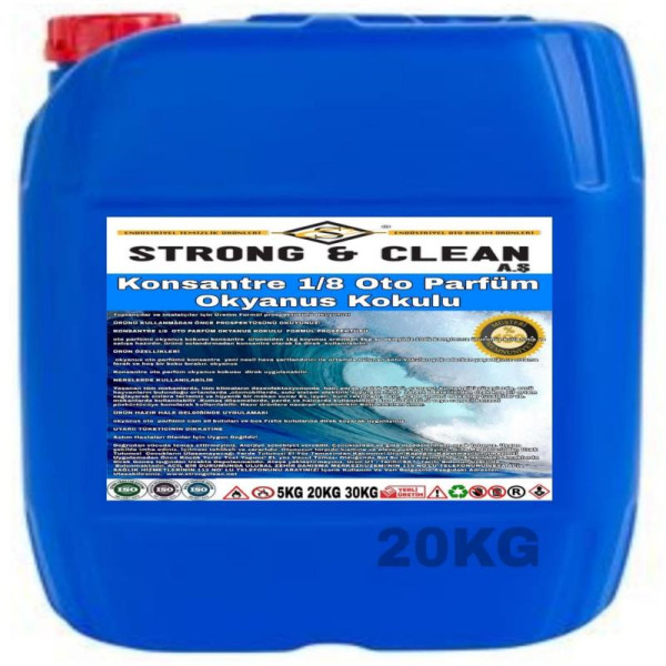  Oto Parfüm Okyanus Kokulu 20kg Konsantre 1/8