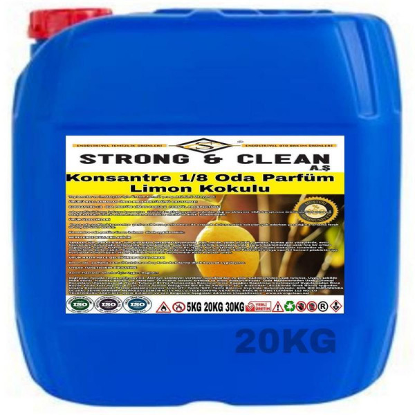 Oda Parfüm Limon Kokulu 20kg Konsantre 1/8 
