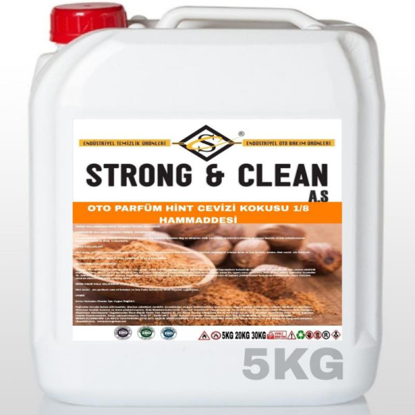 Oto Parfüm Hint cevizi Kokusu Hammaddesi 5kg 1/8