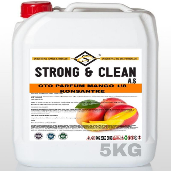 Oto Parfüm Mango Kokulu 5kg Konsantre -1-8