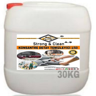 Detay Temizleyici Konsantre 30KG 1-50 Hammaddesi