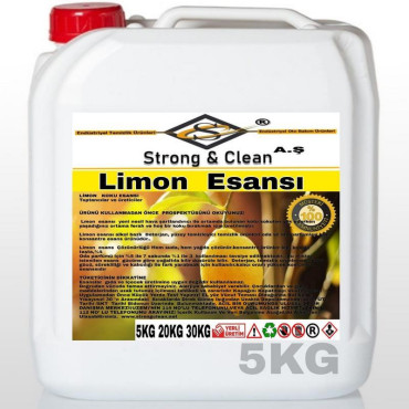 Parfüm Esans limon 5kg Kokusu  Hammaddesi