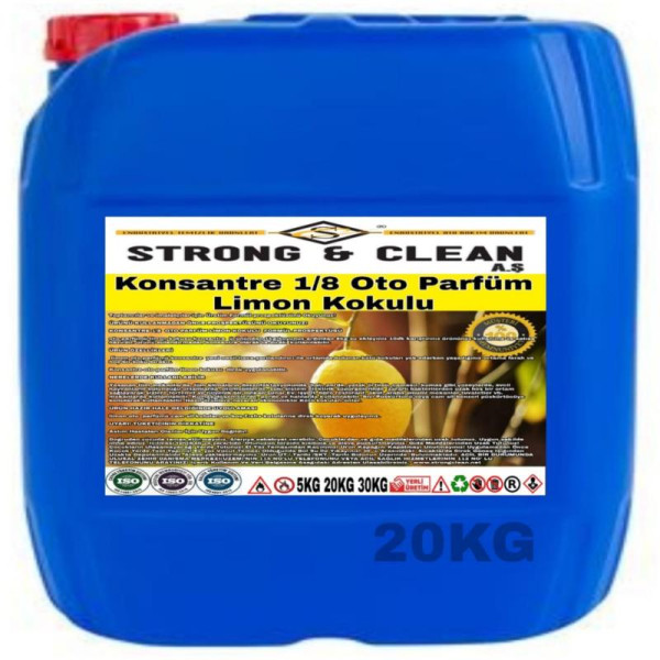 Oto Parfüm Limon Kokulu 20kg Konsantre 1/8 