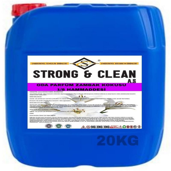 Oda Parfüm Zambak Kokusu 20kg Hammaddesi 1/8