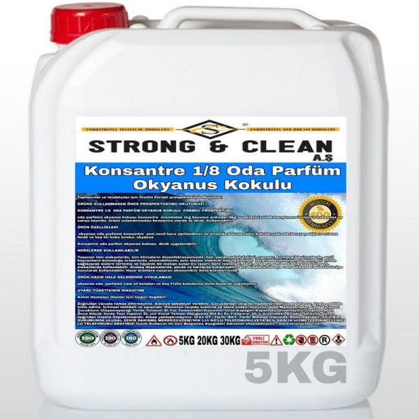 Oda Parfüm Okyanus Kokulu 5kg Konsantre 1/8 