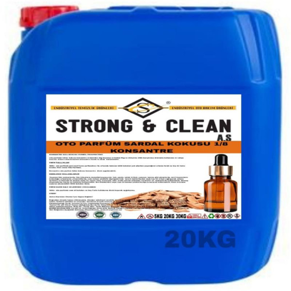 Oto Parfüm Sardal Kokusu Konsantre 20kg 1/8