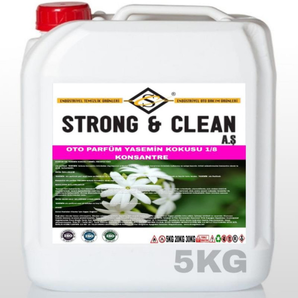 Oto Parfüm Yasemin Kokulu 5kg Konsantre 1/8