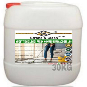 Yüzey Temizleyici Fresh Kokulu 30kg  Konsantre 1-60