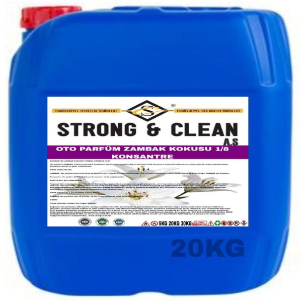 Oto Parfüm Zambak Kokusu Konsantre 20kg 1/8