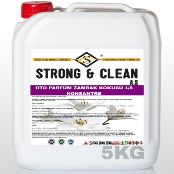 Oto Parfüm Zambak Kokusu Konsantre 5kg 1/8