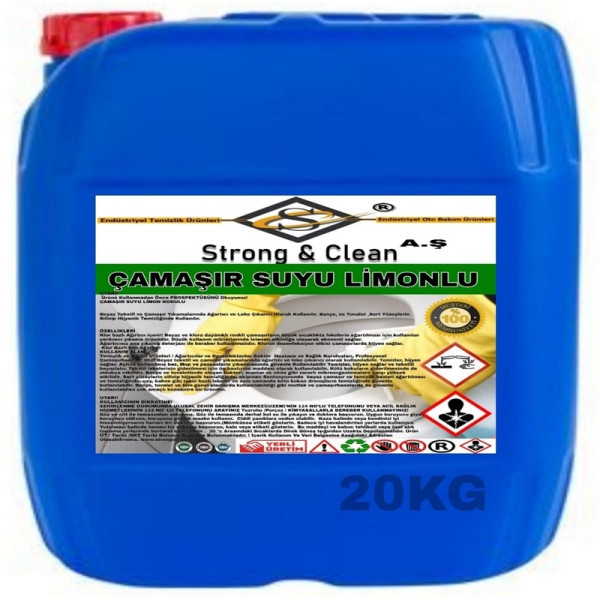 Çamaşır Suyu Limon Kokulu 20kg